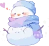 snowman emote
