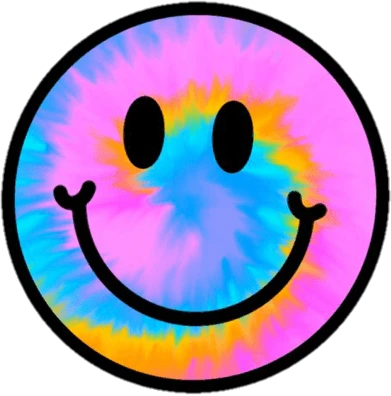 TyeDyeSmiley emote
