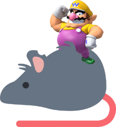 Wario_Riding_A_Rat emote