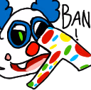 Clowny_Ban emote