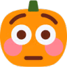 flushed_jack_o_lantern emote