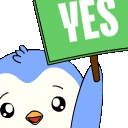 Pengu_yes_sign emote