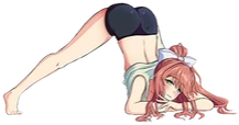 MonikaLegs emote