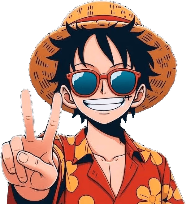 Luffy_PeaceSign emote