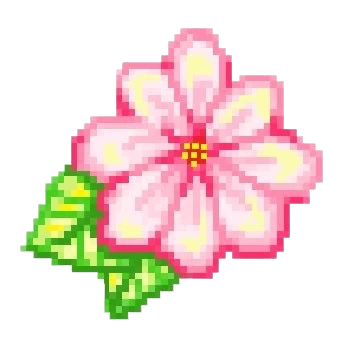 tropical_pixel_flower emote
