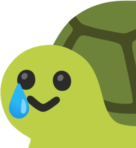 CECSmilingTurtleWithTear emote