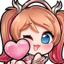 Rosegoldmercy emote