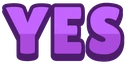 YESpurple emote
