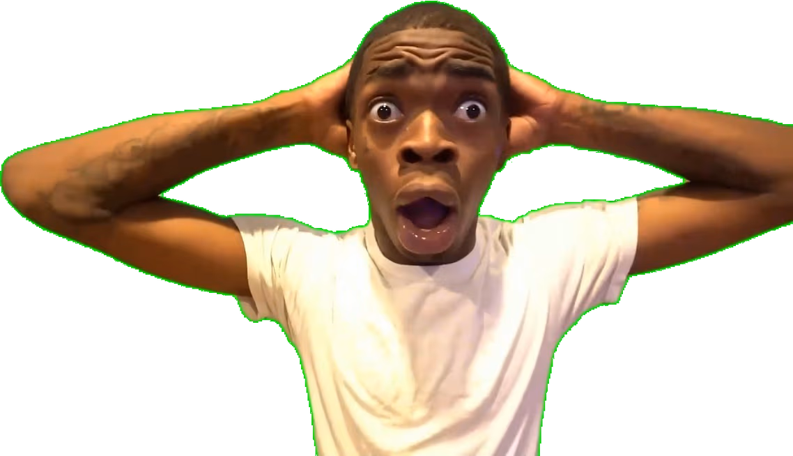 Shocked emote