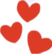 TripleHearts emote