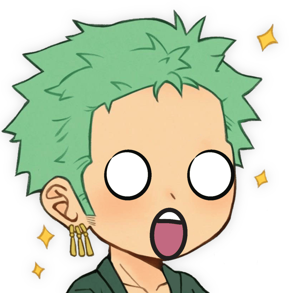 Zoro_Shocked static emote