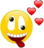 hearts emote