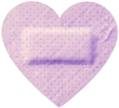 purpleheart_bandage emote
