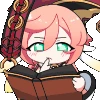 yanfei_reading emote