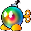 Rainbow_Bobomb emote
