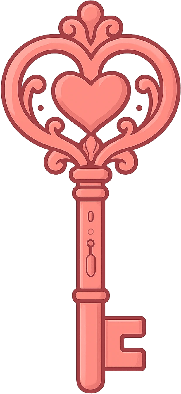 red_key_with_heart emote