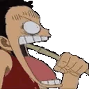 luffyRun emote