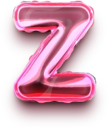 Letter_Z_foil_balloon emote