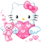 HelloKittyHeart emote