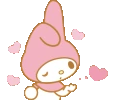 MyMelodyBlowKiss emoji