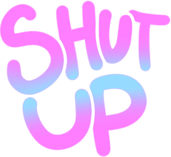 shutup_pink emoji