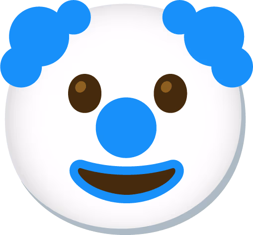 Lightblueclown emote