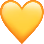 ios_yellowheart emote