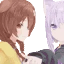 Kissaweeb emote