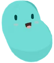 cyan_bean emote