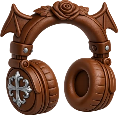 Browngothicheadphones emoji