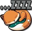 sleepingfox emote