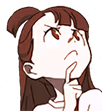 AkkoThink emote