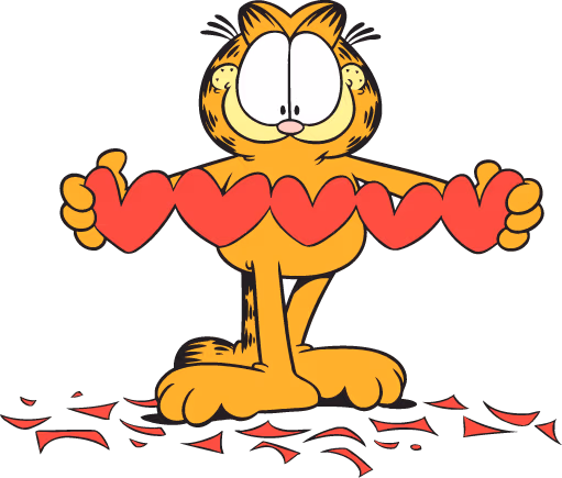 Garfield_love emote