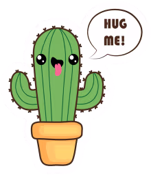 Cutecactushugme emote