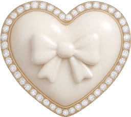 White_bow_heart emote