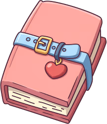 Pinkdiarybook emote