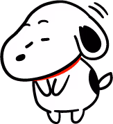 snoopy_bow emote