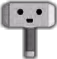 Black_and_White_Mee6_Ban_Hammer emote