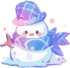 snowman emote