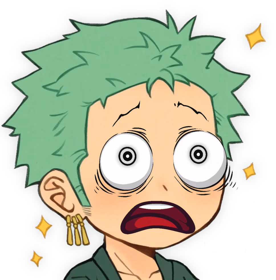 Zoro_Scared emote