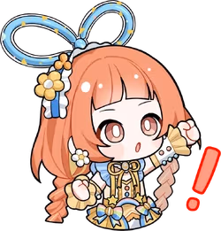 NikkiExclamation emote