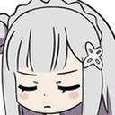 emiliaPensive static emote