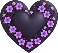 Purplesakuragothheart emote