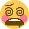 dizzy_swirl_drool_blush emote