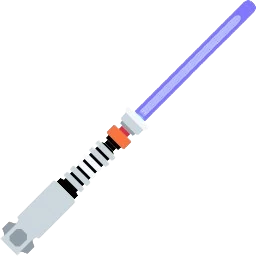 indigolightsaber emote