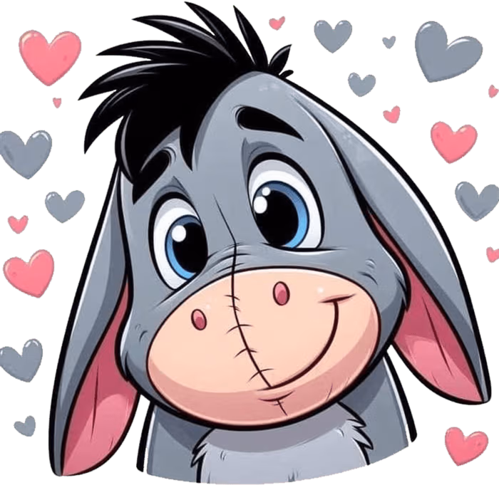 Eeyore_hearts emote