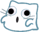blobcatgooglyghost emote