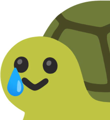 CECSmilingTurtleWithTear emote
