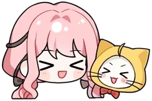 NikkiMomoLaugh emote