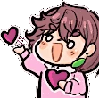gifMokarunHearts2 emote